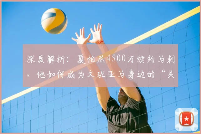 深度解析：夏帕尼4500万续约马刺，他如何成为文班亚马身边的“关键拼图”？